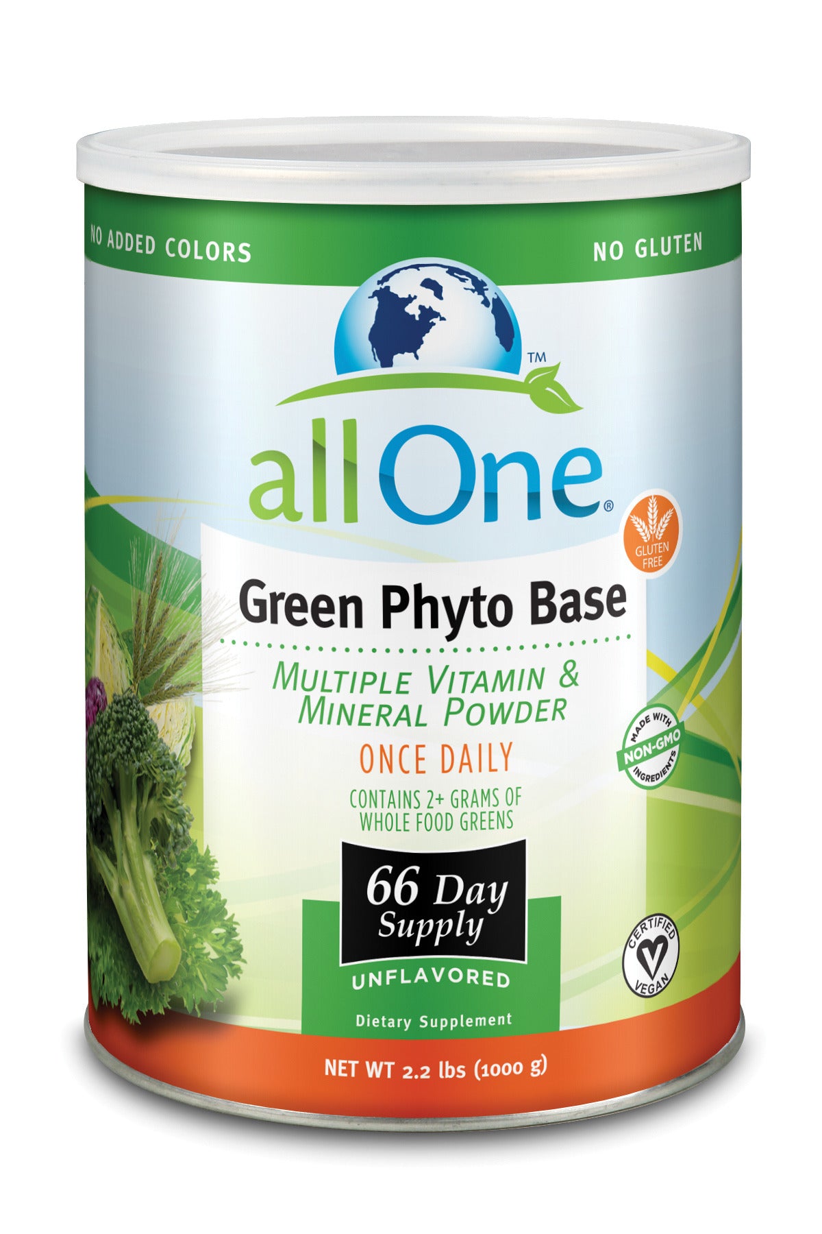 All One Green Phyto Base | Multiple Vitamin & Mineral Powder