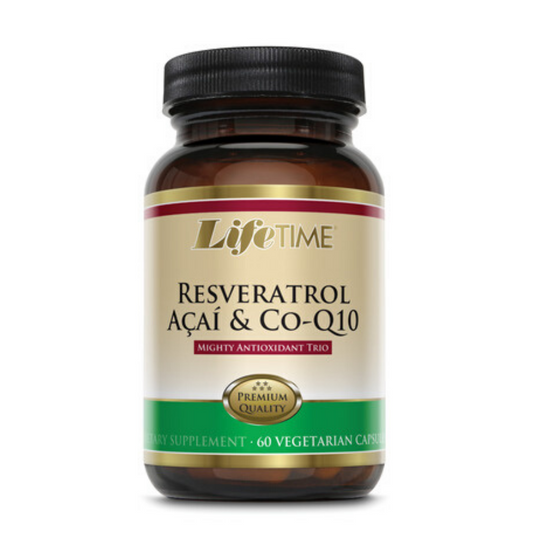 Resveratrol, Acai & CoQ10 | Mighty Antioxidant Trio