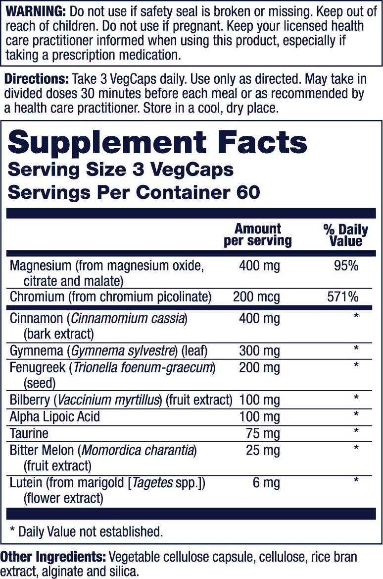 Blood Sugar Formula | Healthy Blood Sugar Support